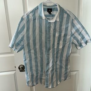 H&M Button Down Short Sleeve Men’s Shirt Large